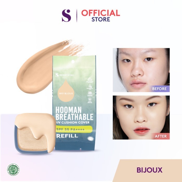 SOMETHINC HOOMAN Breathable Cushion Cover SPF 35 PA++++ - REFILL - BIJOUX
