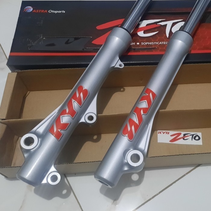 Kyb Zeto Shock Depan Vario Beat Scoopy Ori Kyb - Silver