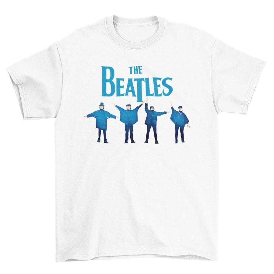 ￼Kaos Band Pria  The Beatles Help