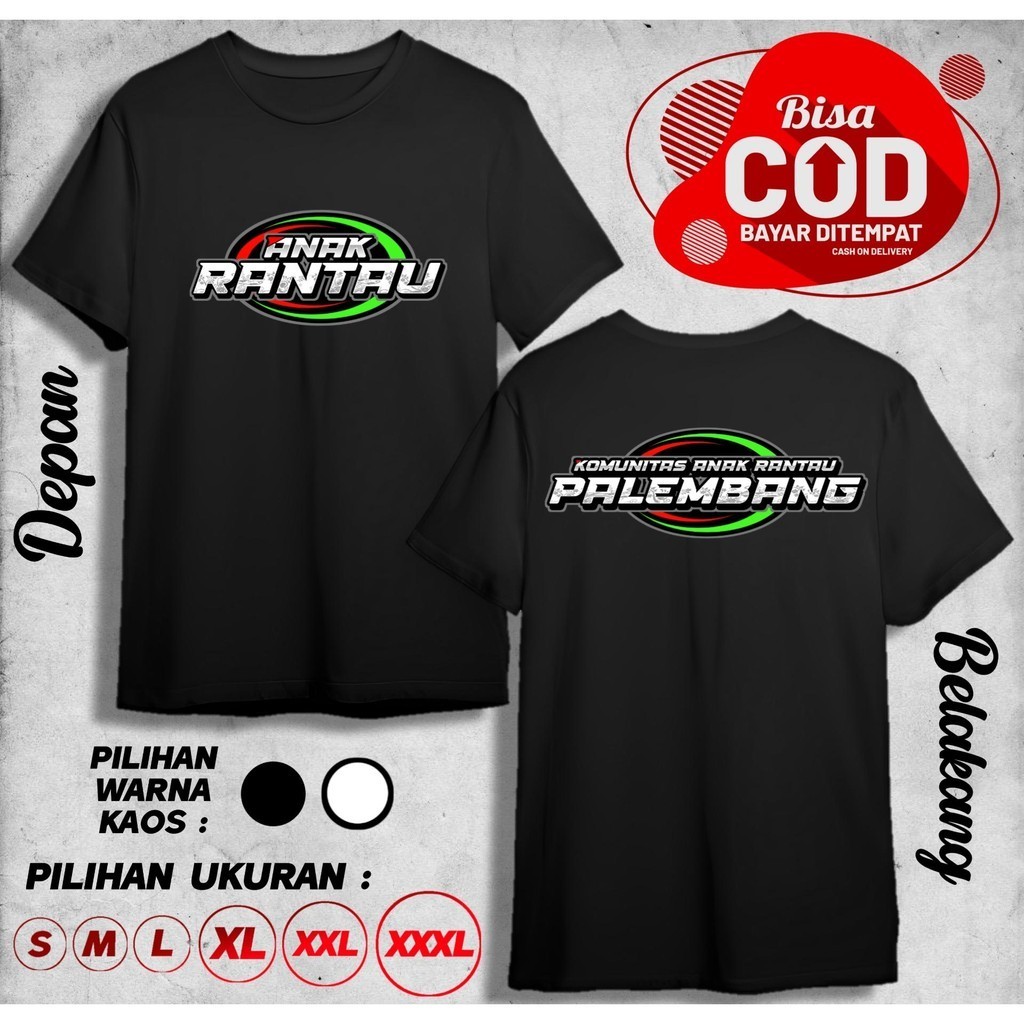KAOSI KOMUNITAS ANAK RANTAU PALEMBANG BAJU DISTRO KEREN COWOK CEWEK