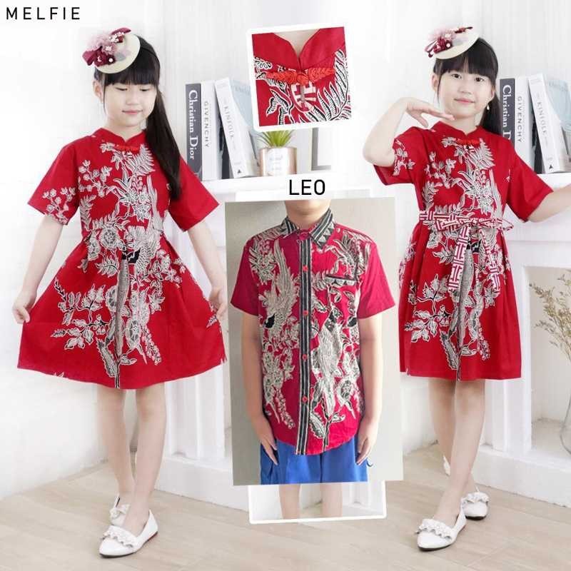 Dress Batik Anak Perempuan Baju Batik Anak Premium Butterfly Fashion Butterfly Fashion