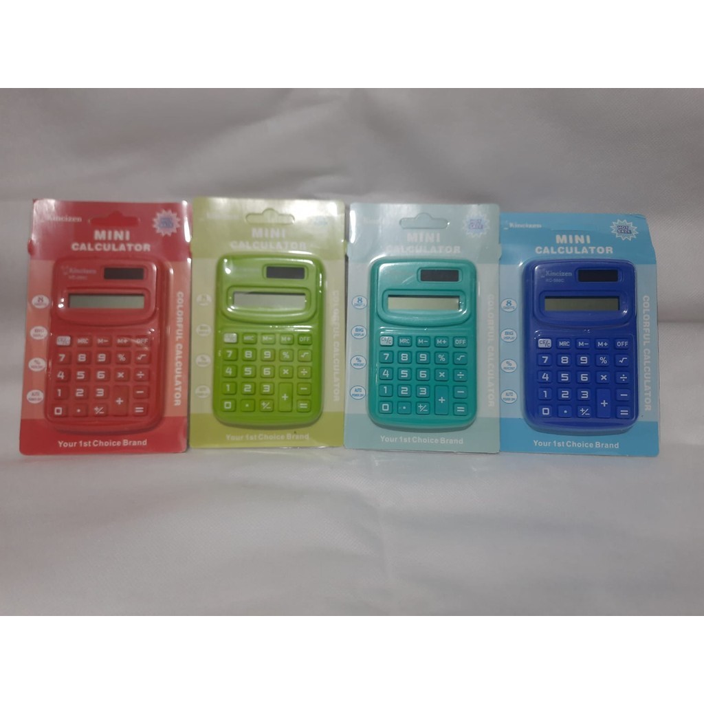 

KINCIZEN COLOR Kalkulator Saku 8 Digit / Pocket Calculator KC-568C WARNA