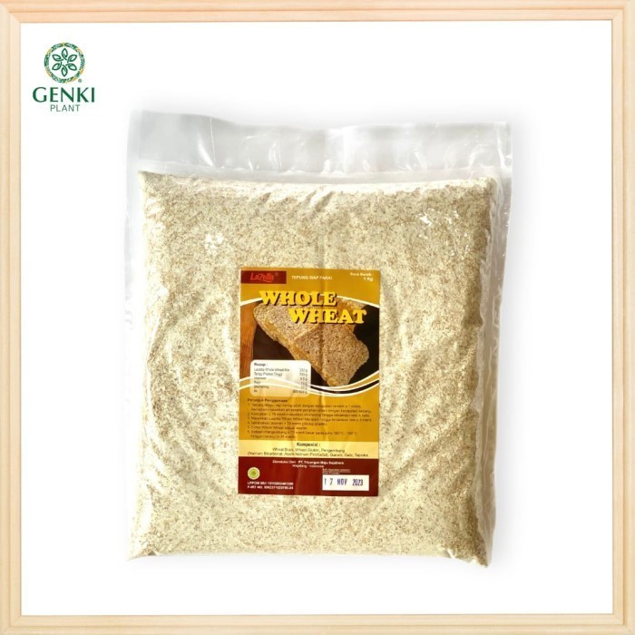 

Lazetta Whole Wheat Flour / Tepung Gandum - 1 kg