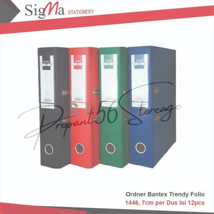 

Ordner / Odner Bantex Trendy Folio 1446 7cm F4 (Dus) - Merah