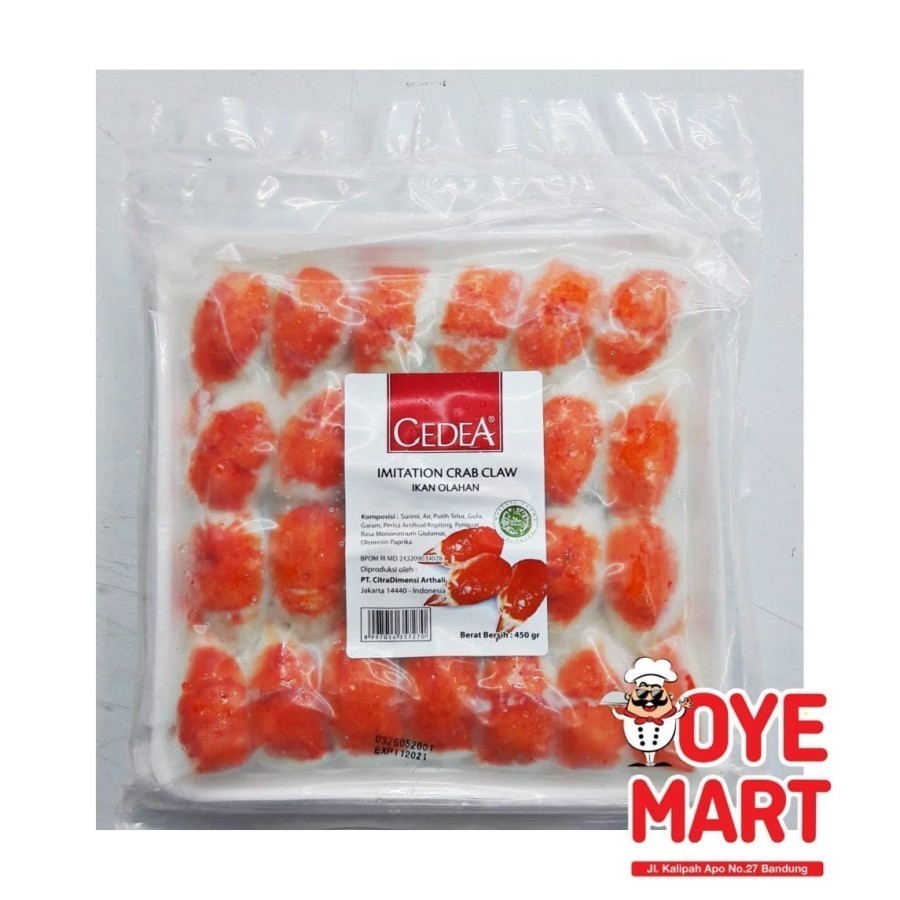 

CEDEA IMITATION CRAB CLAW 450GR