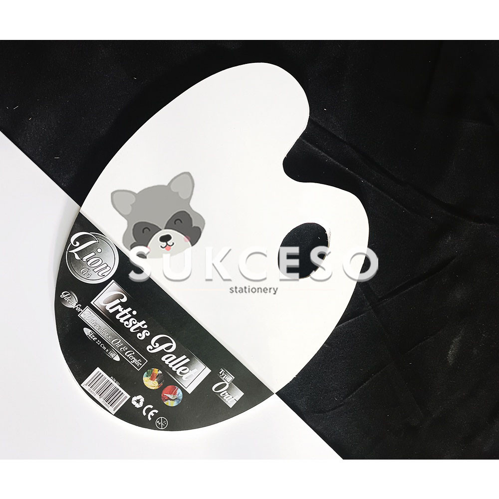 

Palet Lukis Oval 16 X 22 LION ART Palet Kayu Murah Berkualitas