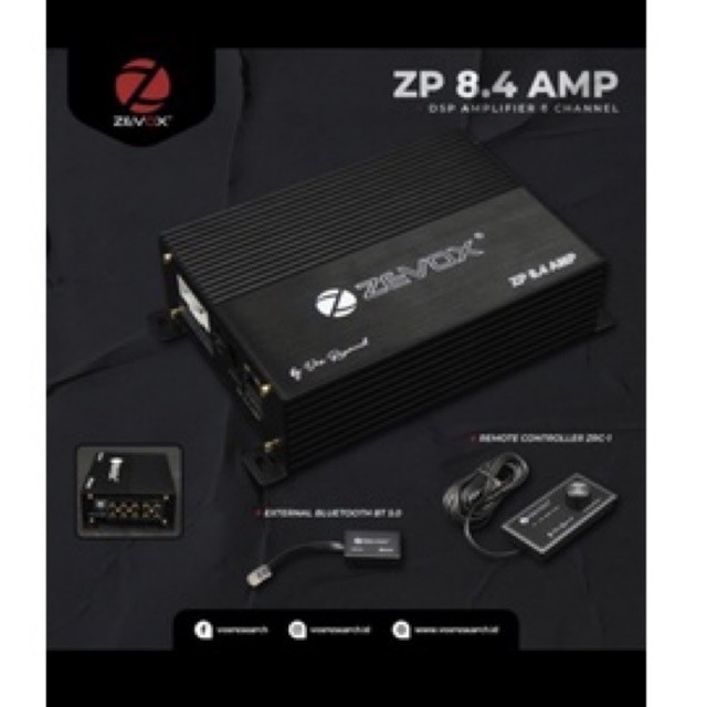 Processor DSP ZEVOX ZP 8.4 AMP by Vox + Modul Bluetooth + Controller
