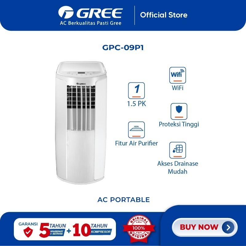 FROMO SALE SPESIAL AC Portable Gree 1PK GPC-P1 / AC Dorong Gree 1PK GPCP1