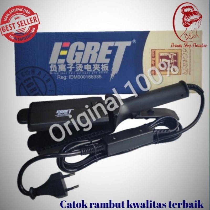 TERMURAH Catok bailu egret plat lebar catok rambut bailu termurah bisa cod