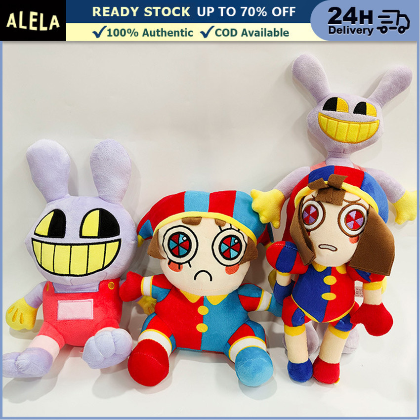 Alela Boneka Plushie The Amazing Digital Circus Pomni Jax TADC Plush Doll Mainan Anak