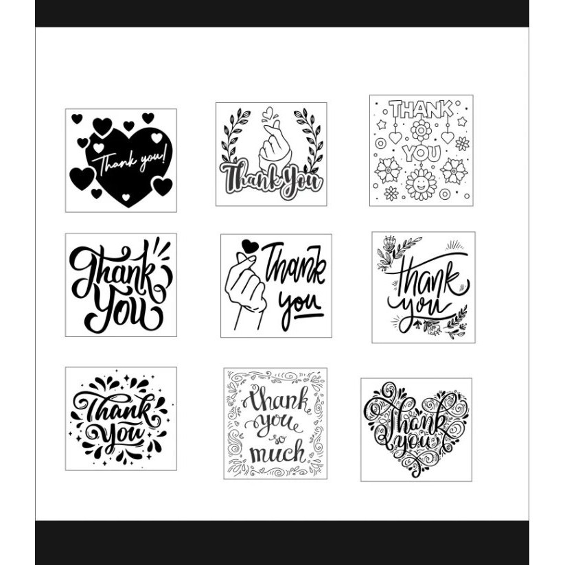 

Stiker kata kata Tank you