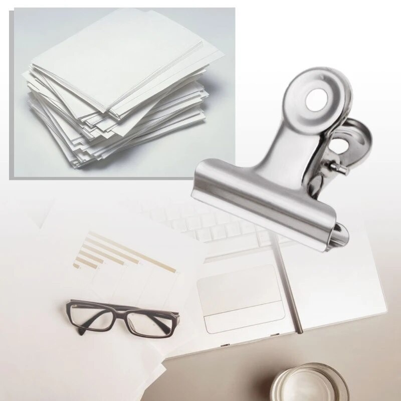 

Yuma Paper Clips Logam Silver 22 31 mm / 3 Pcs Paper Clips 22mm 5 Pcs Paper Clips 31 mm / Logam Klip Makanan Tas Penyegelan Penjepit File Tiket Binder Foto Uang Organizer / Klip Binder Logam Lipat Penjepit Dokumen Alat Tulis Sekolah Kantor