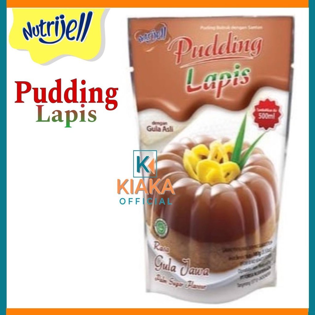 

Puding Lapis Gula Jawa By Nutrijell Bubuk