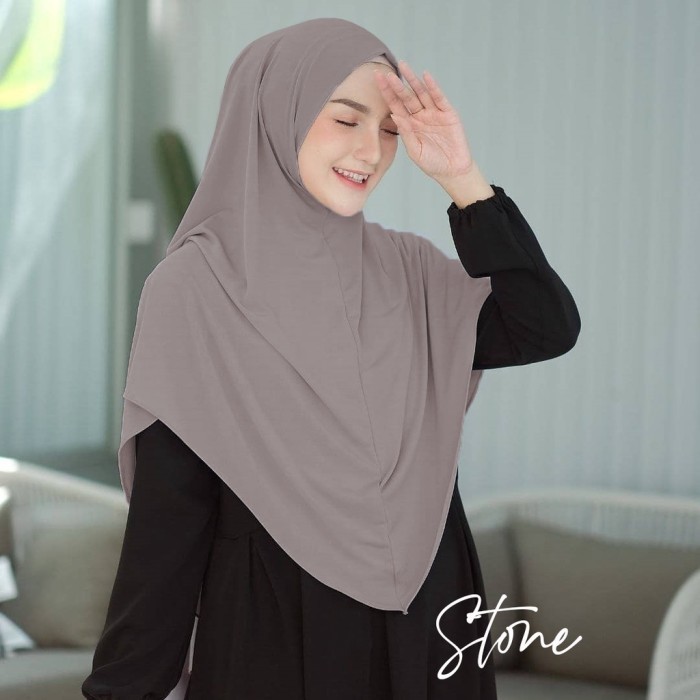 hijab malaysia instan khimar - BLACK