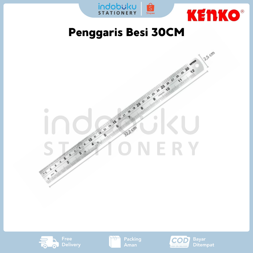 

Penggaris Besi Kenko 30CM