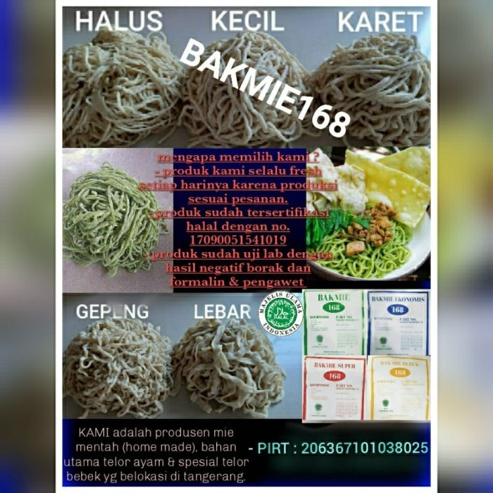 

Mie Mentah Keriting Halus Telur Bebek