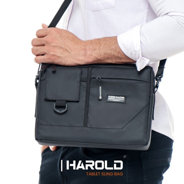 Mr Mads - Harold Tas Tablet 12 Inch - Tas Selempang Sling Bag Anti Air