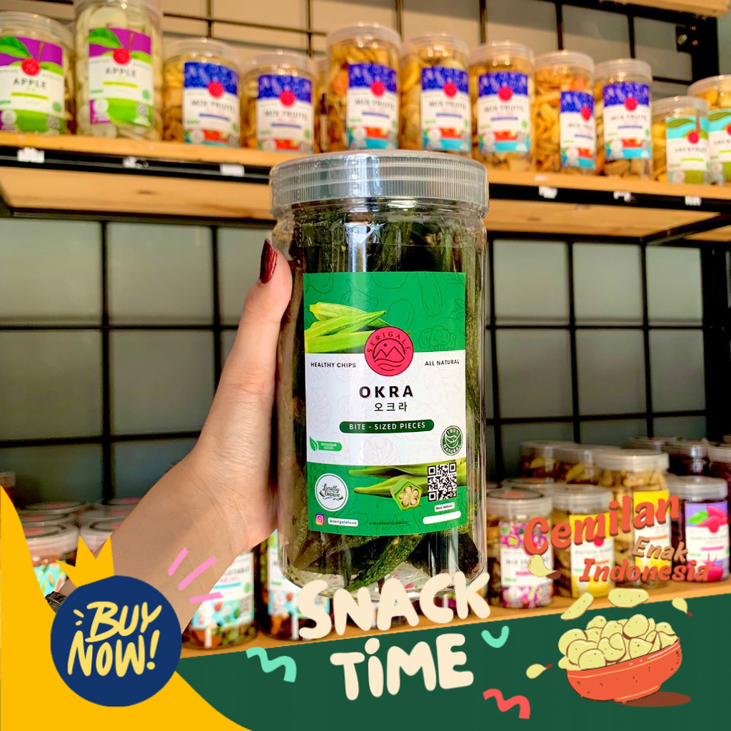 

PROMO SPESIAL KERIPIK OKRA PREMIUM 1000 ML I KERIPIK SAYUR BUAH PREMIUM