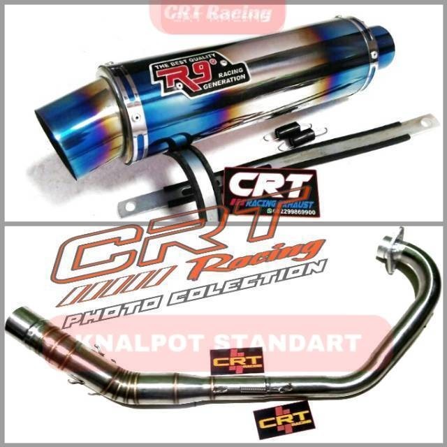 Knalpot Racing R9 Mugello Satria fu Sonic Cb150r Vixion Gsx150r Cbr150r R15 Megapro Tiger Scorpio CR