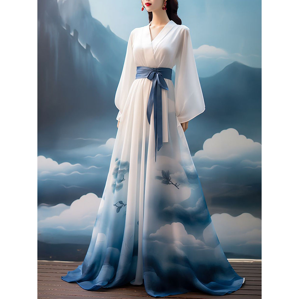New Chinese style Hanfu improved dress for women