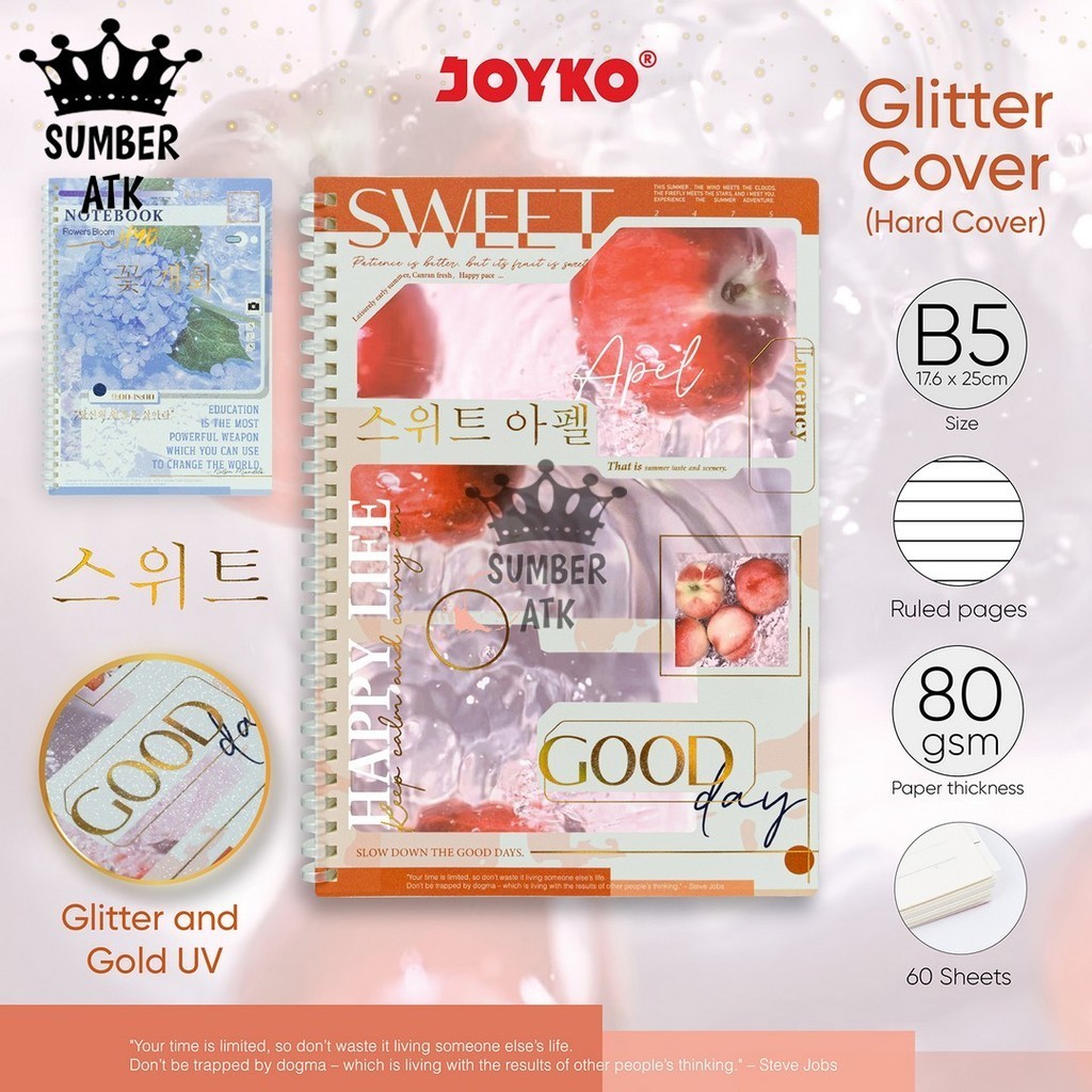 

Buku Tulis Catatan Bergaris Ruled Notebook Joyko NB-727 B5