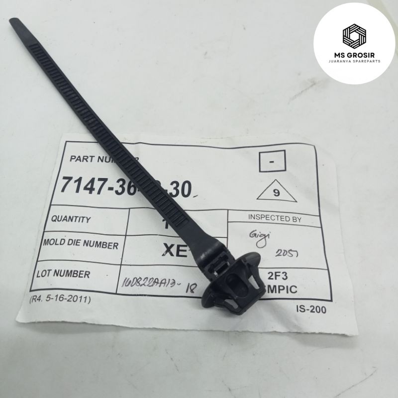 kleman tali ripet kabel body motor klip tali tis original TEBAL ORIGINAL