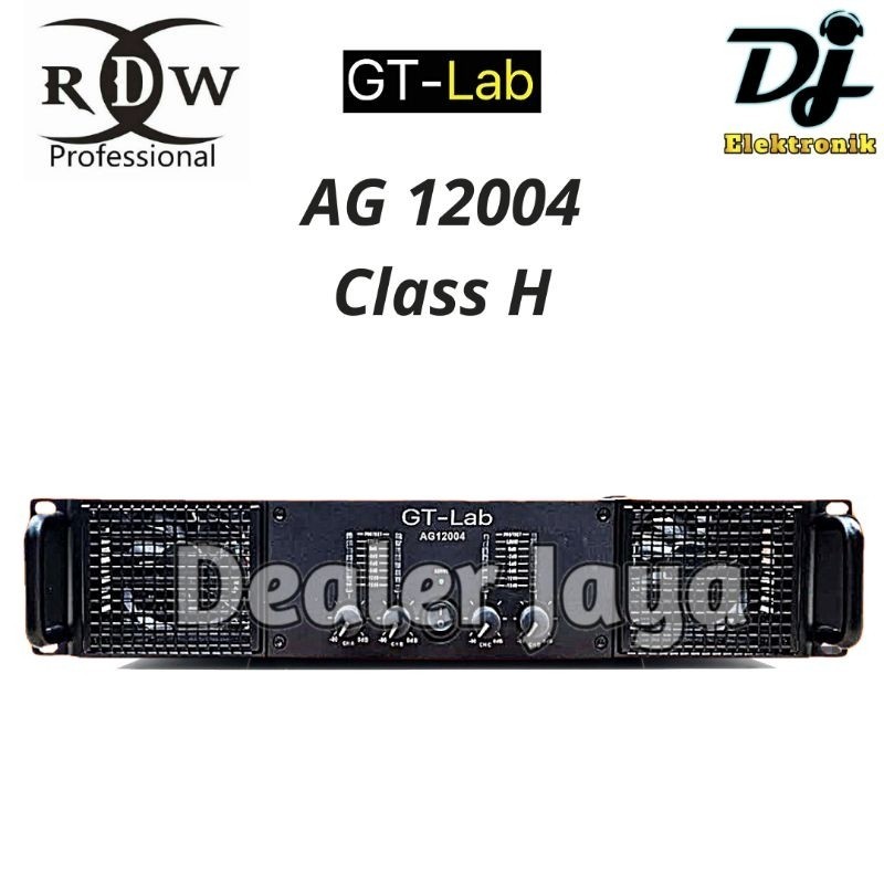 Power Amplifier GT Lab RDW AG 12004 / AG12004 - 4 channel
