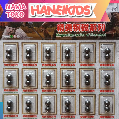 MAINAN MAGNET BULAT ISI 2 PCS / MAGNET BULAT ISI 2PCS / MAGNET BULAT EDUKASI TERMURAH