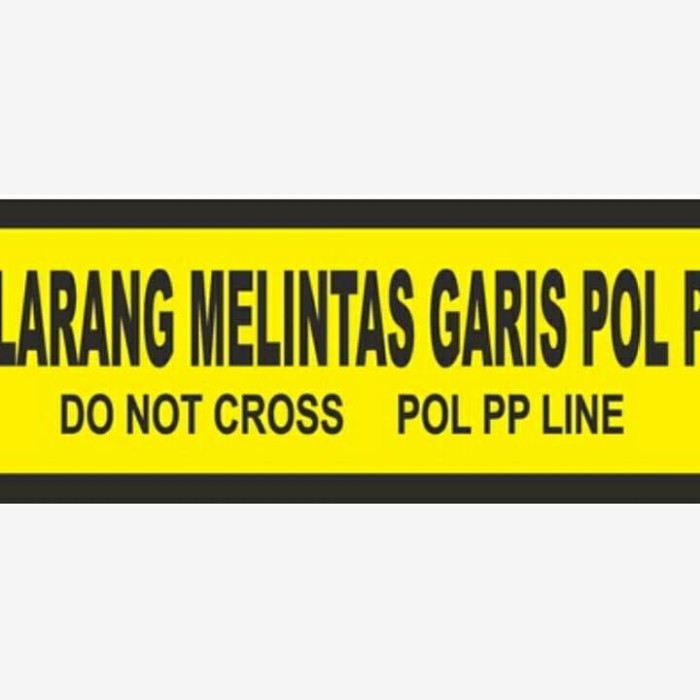custom police line satpol pp 3" x 300mtr