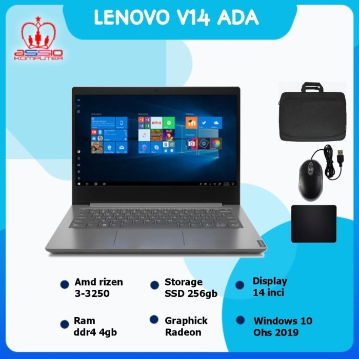 LENOVO V14-14ADA-AMD RYZEN 3 3250U RAM 4GB SSD 256GB DOS