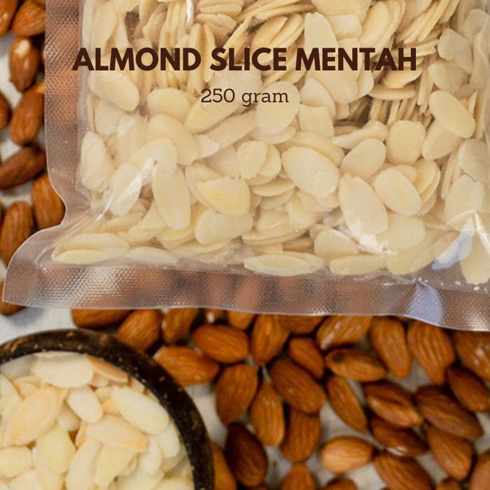 

Almond Slice Mentah 250 gram