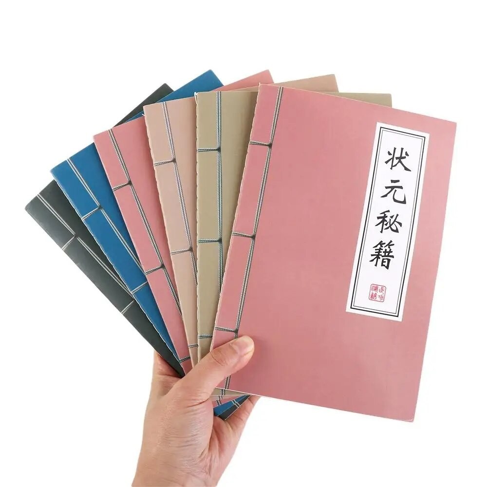 

Funny Chinese Style A5 Notebook Creative Diary Book Full Score Student Notepad Exercise Book Office Supplies School Stationery