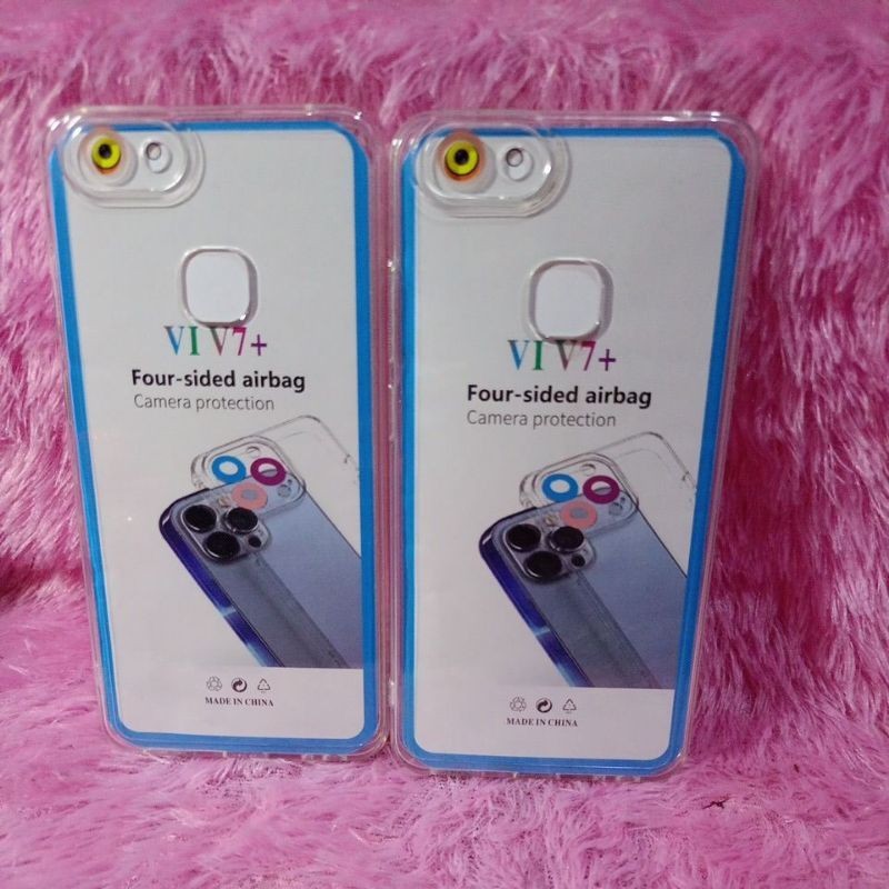 SoftCase Casing VIVO V7 PLUSS Silikon Bening transparan Pelindung HP Handphone