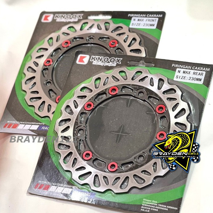 Piringan cakram depan nmax old nmax led aerox lexi / cakram set nmax ktc / piringan variasi nmax aer