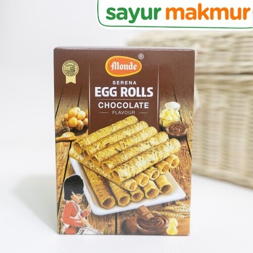 

Monde Serena Egg Rolls Choco 70 gram Sayurmakmur