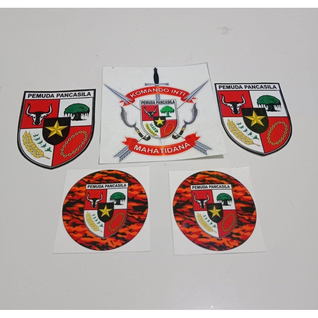STIKER LOGO PEMUDA PANCASILA SATU PAKET STICKER VINYL PRINT