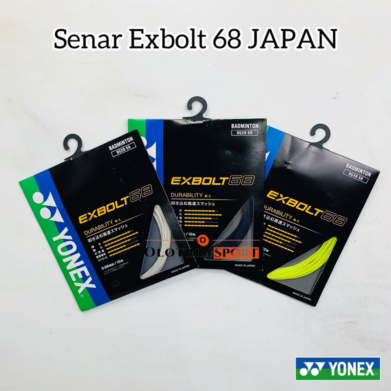 Senar Badminton YONEX EXBOLT 68 JP JAPAN 100% ORIGINAL YONEX