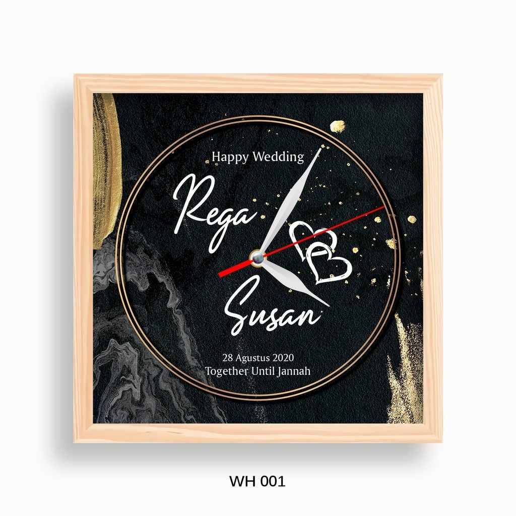 

Jam Karakter Bandung - Jam Dinding Hadiah Pernikahan Kado Nikah Wedding Aesthetic/ Baru Mewah