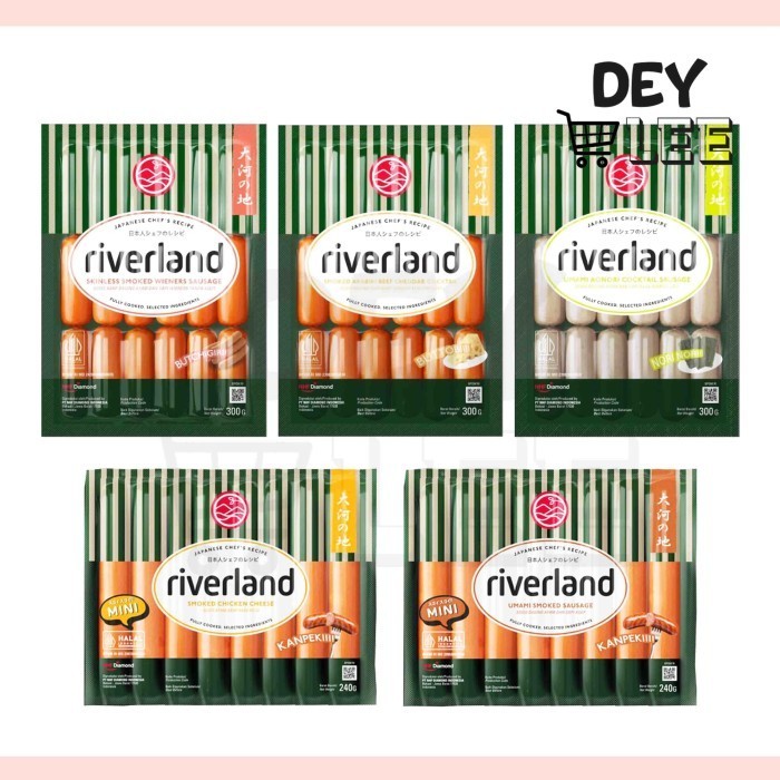 

RIVERLAND Sausage Sosis Mini & Cocktail ALL VARIANT Ayam/Sapi Bandung