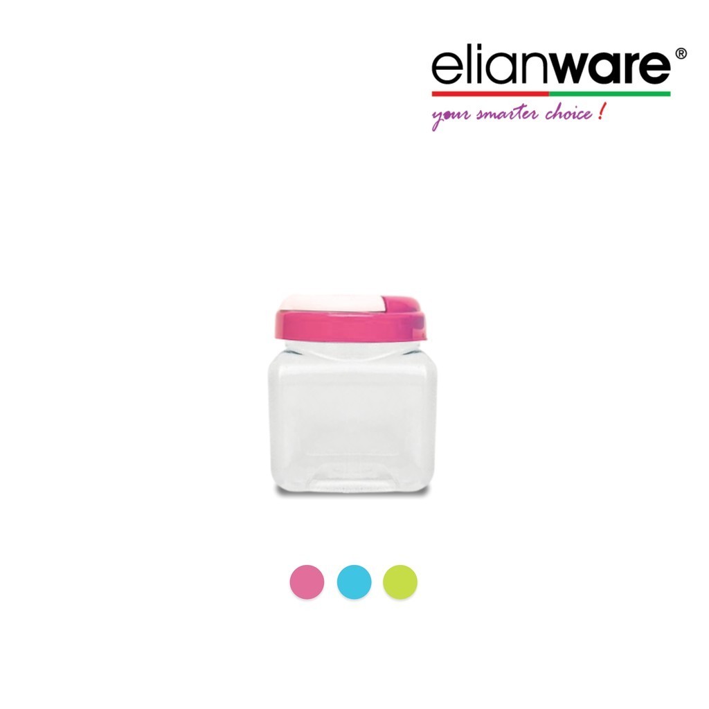 Elianware Toples Lebaran Idul Fitri Canister Kedap Udara Candy Tray 950ml, Organiser BPA Free, E-118