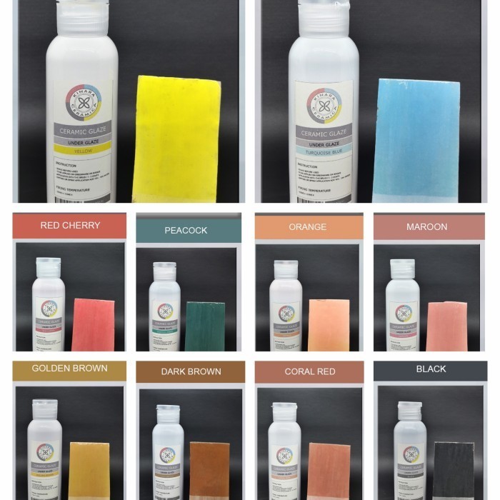 

CERAMIC UNDERGLAZE COLORS 50 - Golden Brown, 100ml