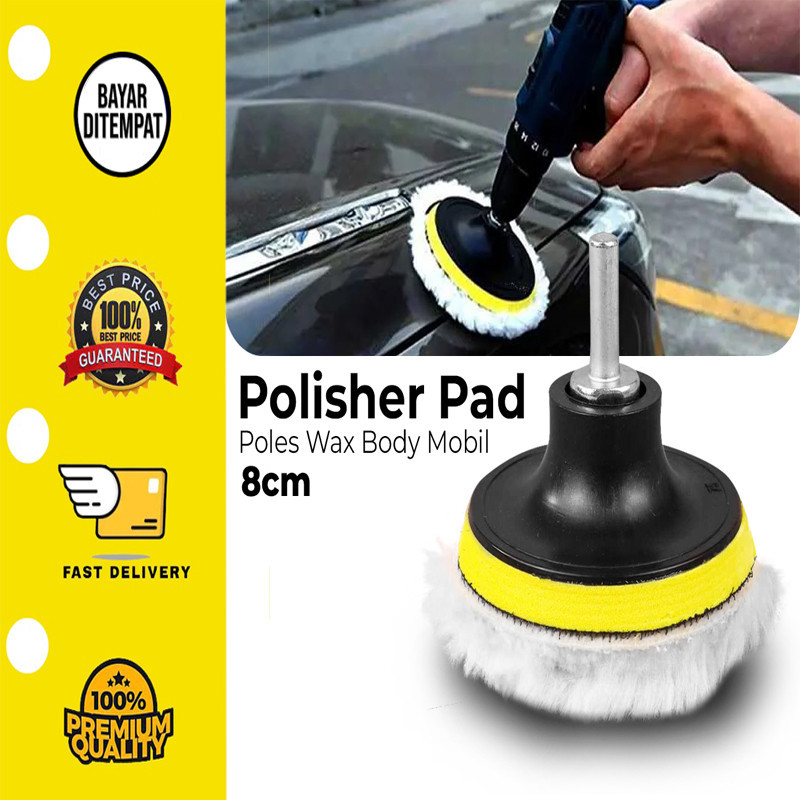 ✅8cm Polisher Pad Wol Poles Wax Body Mobil