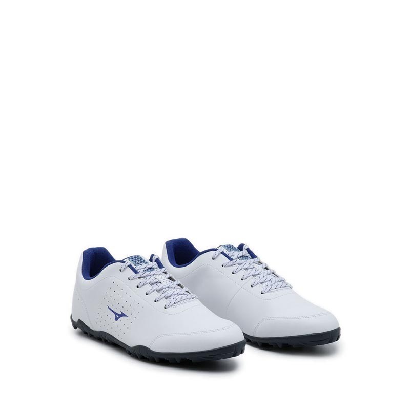 MIZUNO GOLF WIDE STYLE LIGHT SHOES MEN'S - WHITE/ULTRAMARINE