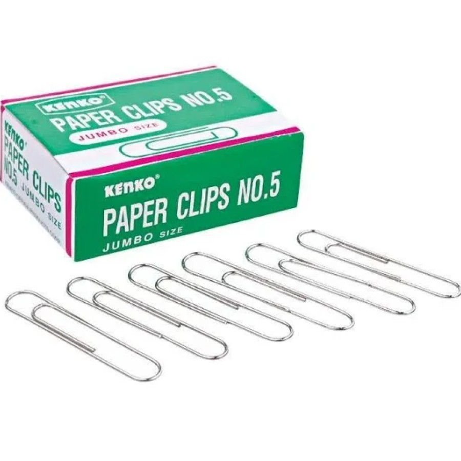

KENKO KLIP KERTAS PAPER CLIPS NO.5