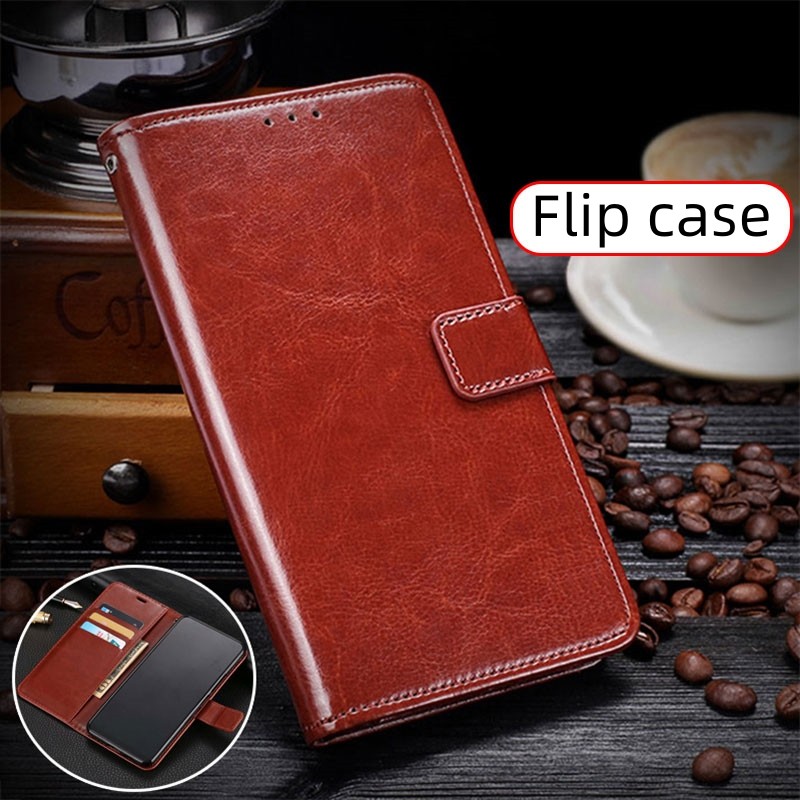 Phone Cover Fo Sharp Aquos R9 Vintage Phone Flip Wallet Case with Magnetic Shell for Sharp Aquos R9 