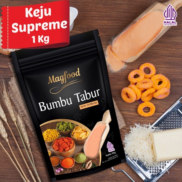 

[TERBARU] MAGFOOD BUMBU TABUR RASA KEJU SUPREME 100 GRAM - 1 kg