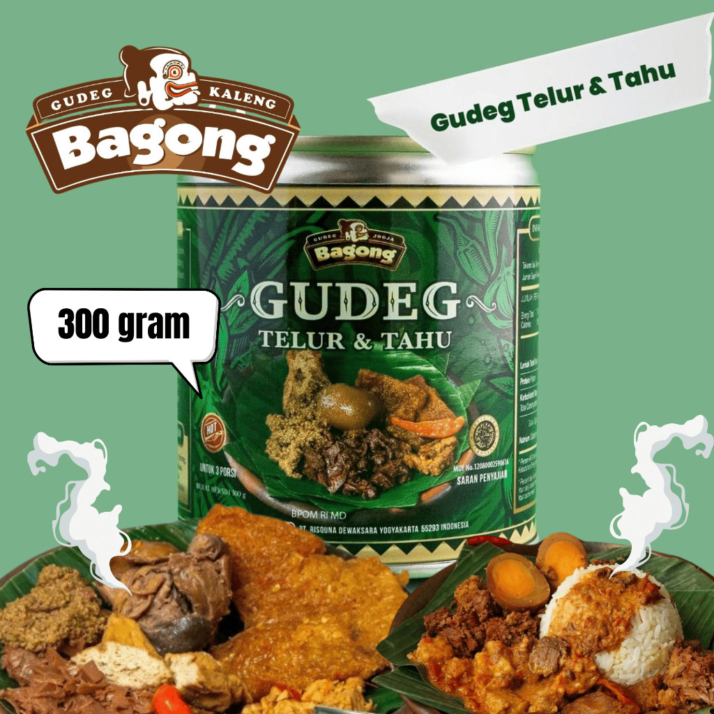 

Telur Tahu - Gudeg Gudek Bagong Kaleng Yu Djum Telur Tahu Khas Jogja