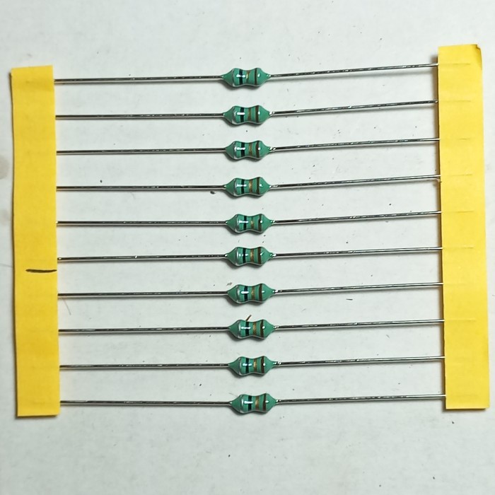 induktor 1uh 1/2watt 1/2w 1/2 original inductor 1 uh 1mh mh lilitan mh Fajar elektro 2
