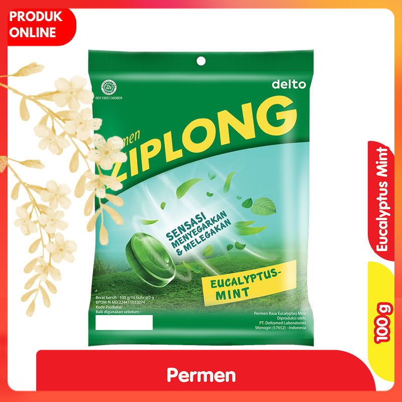 

ZIPLONG Permen Eucalyptus Mint Bag 100 g