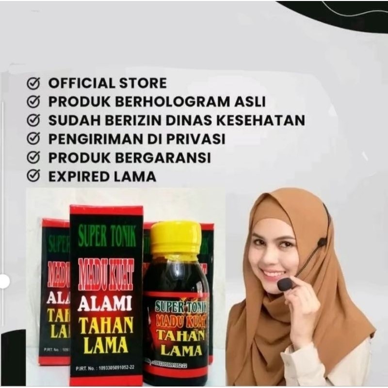 

[ori100%] [PRIVASI AMAN] MADU TONIK MADU KUAT ALAMI TAHAN LAMA SEGEL KUNING memperpanjang durasi berhubungan
